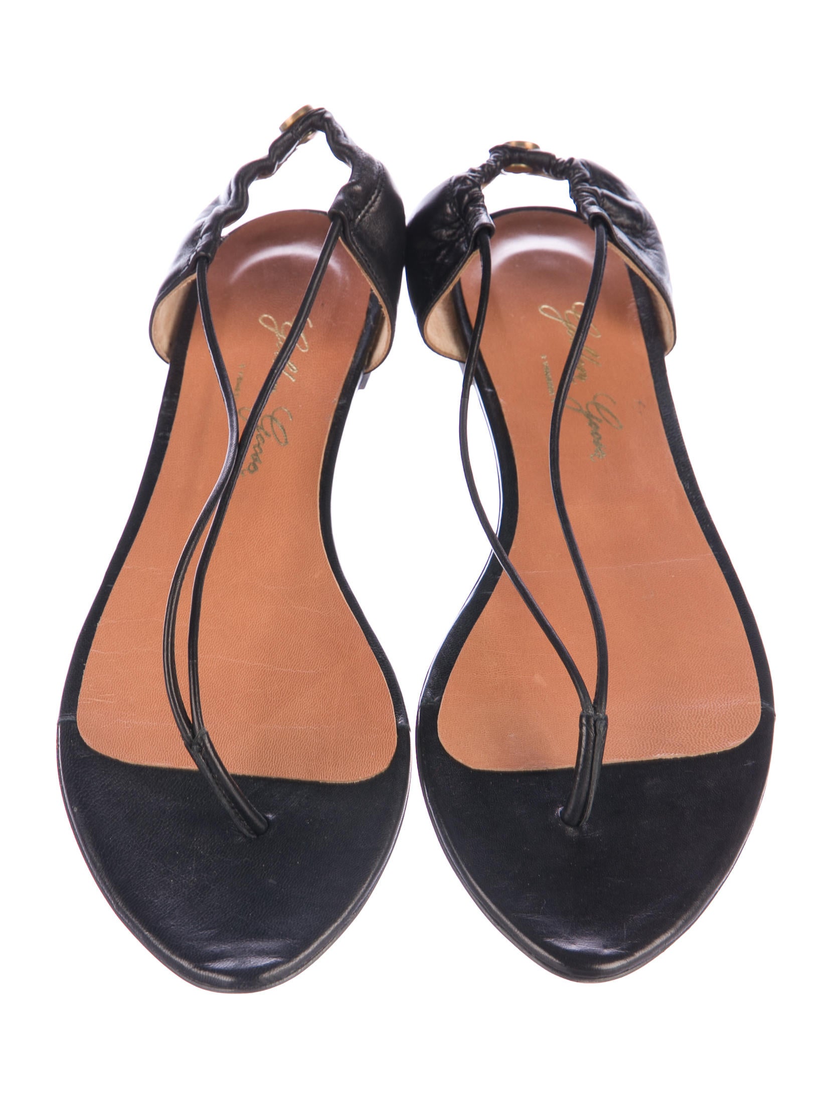 Golden Goose Leather Tong Sandals Shoes WG524651 The RealReal