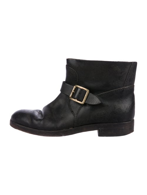 Golden Goose Leather Ankle Boots Brown