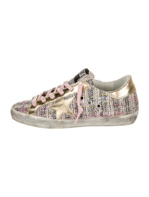 Golden Goose Superstar Sneakers Gold