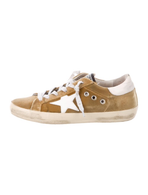 Golden Goose Superstar Sneakers Gold