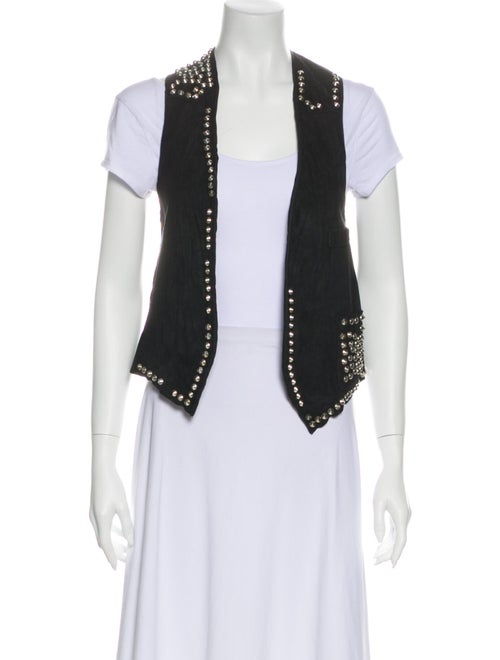 Golden Goose Leather Vest Black