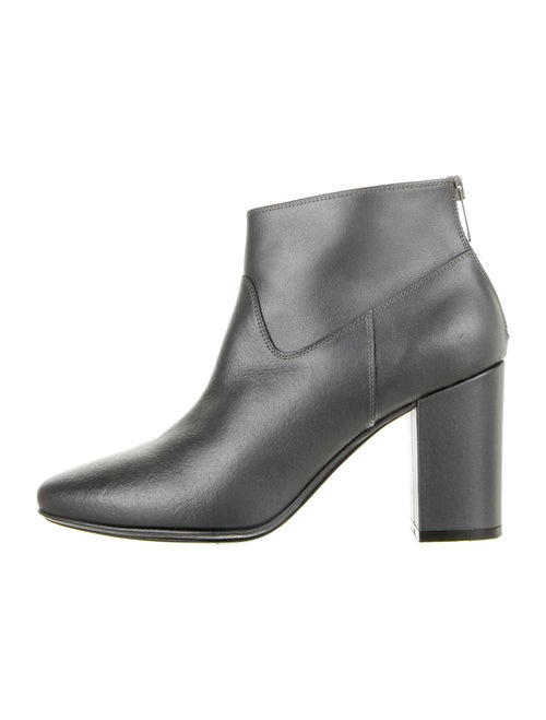 Golden Goose Martin Leather Boots Metallic