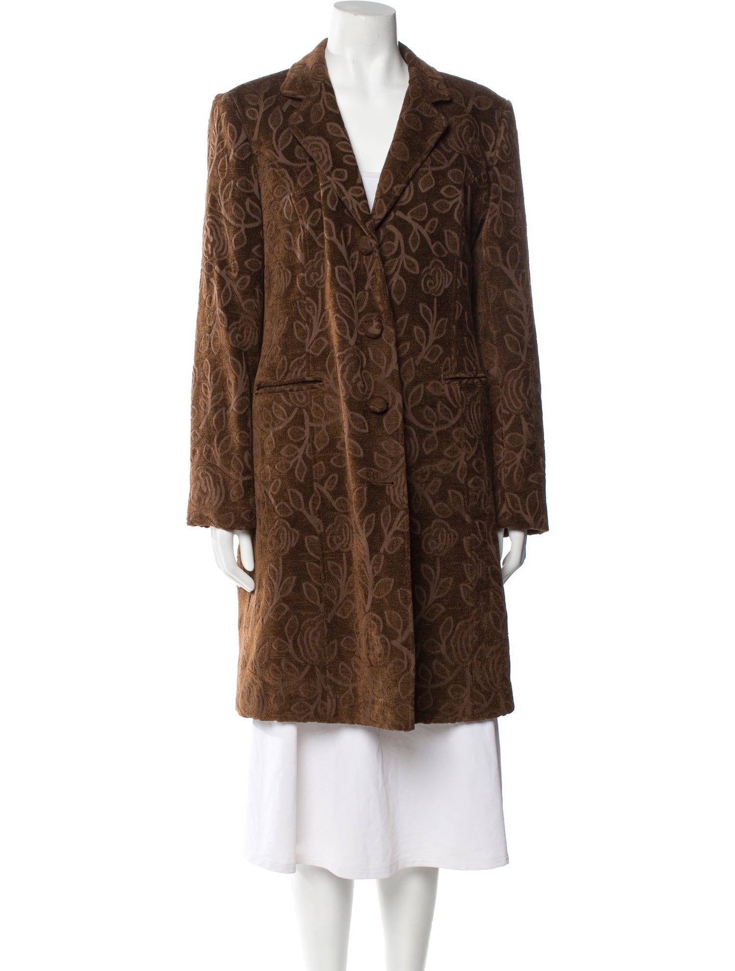 Giacca Lusso Printed Faux Fur Coat