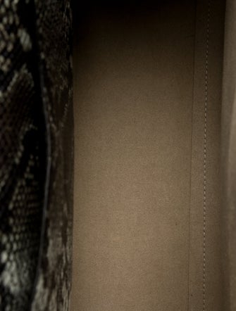 Gavazzeni Embossed Leather Top Handle Bag