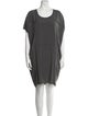 Gary Graham Scoop Neck Knee-Length Dress