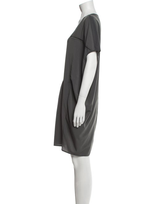 Gary Graham Scoop Neck Knee-Length Dress