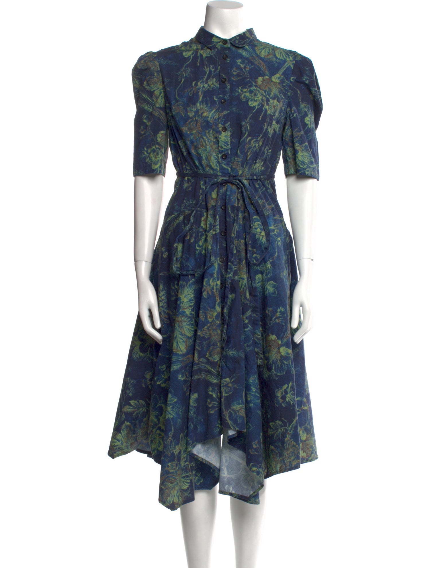 Gary Graham Floral Print Long Dress
