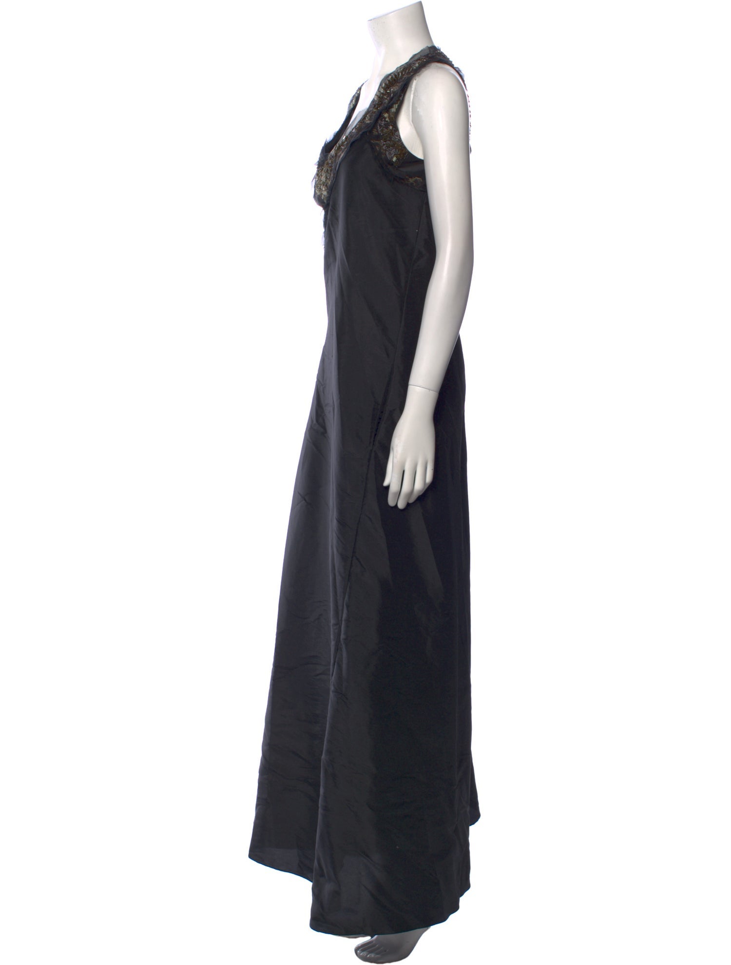 Gary Graham Silk Long Dress