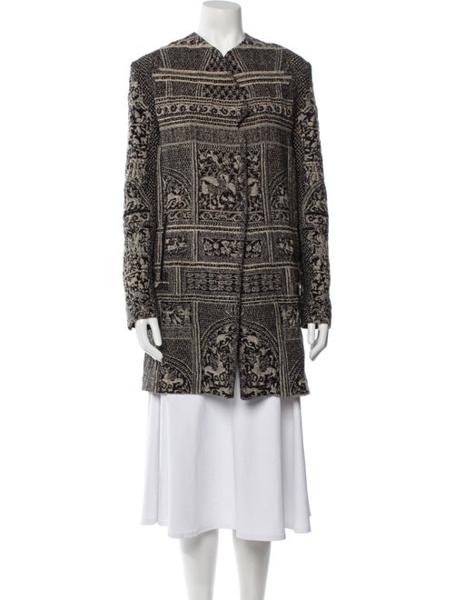 Gary Graham Silk Printed Coat