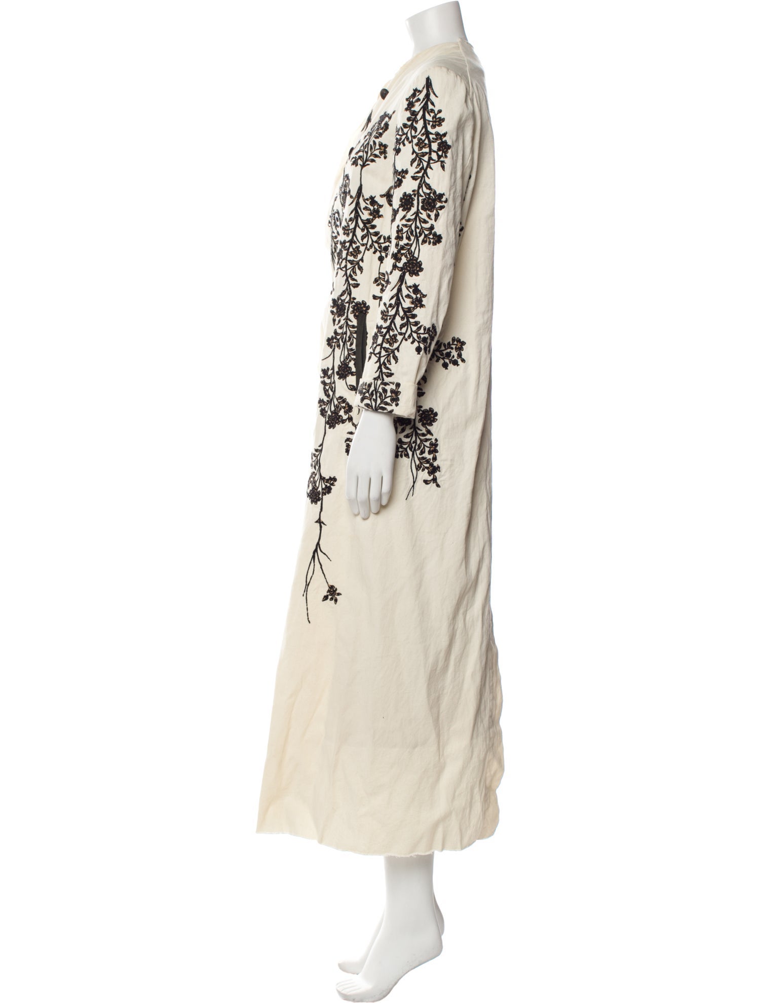 Gary Graham Floral Print Trench Coat