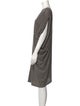 Gary Graham Wool Knee-Length Dress