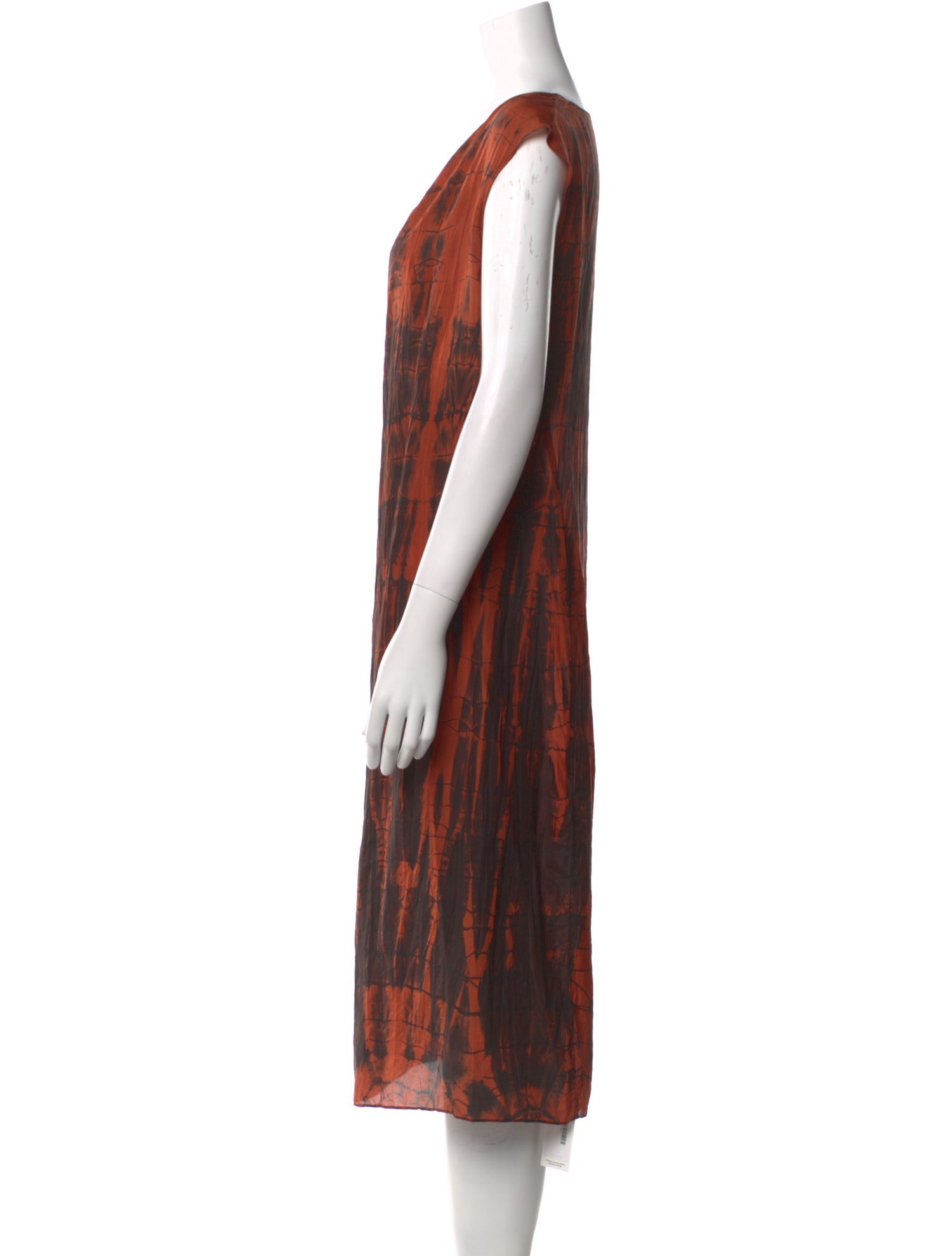 Gary Graham Silk Midi Length Dress