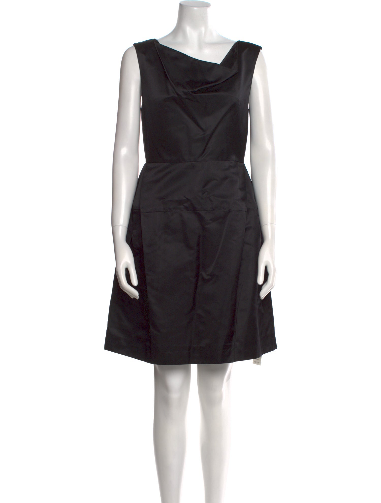 Gary Graham Cowl Neck Mini Dress