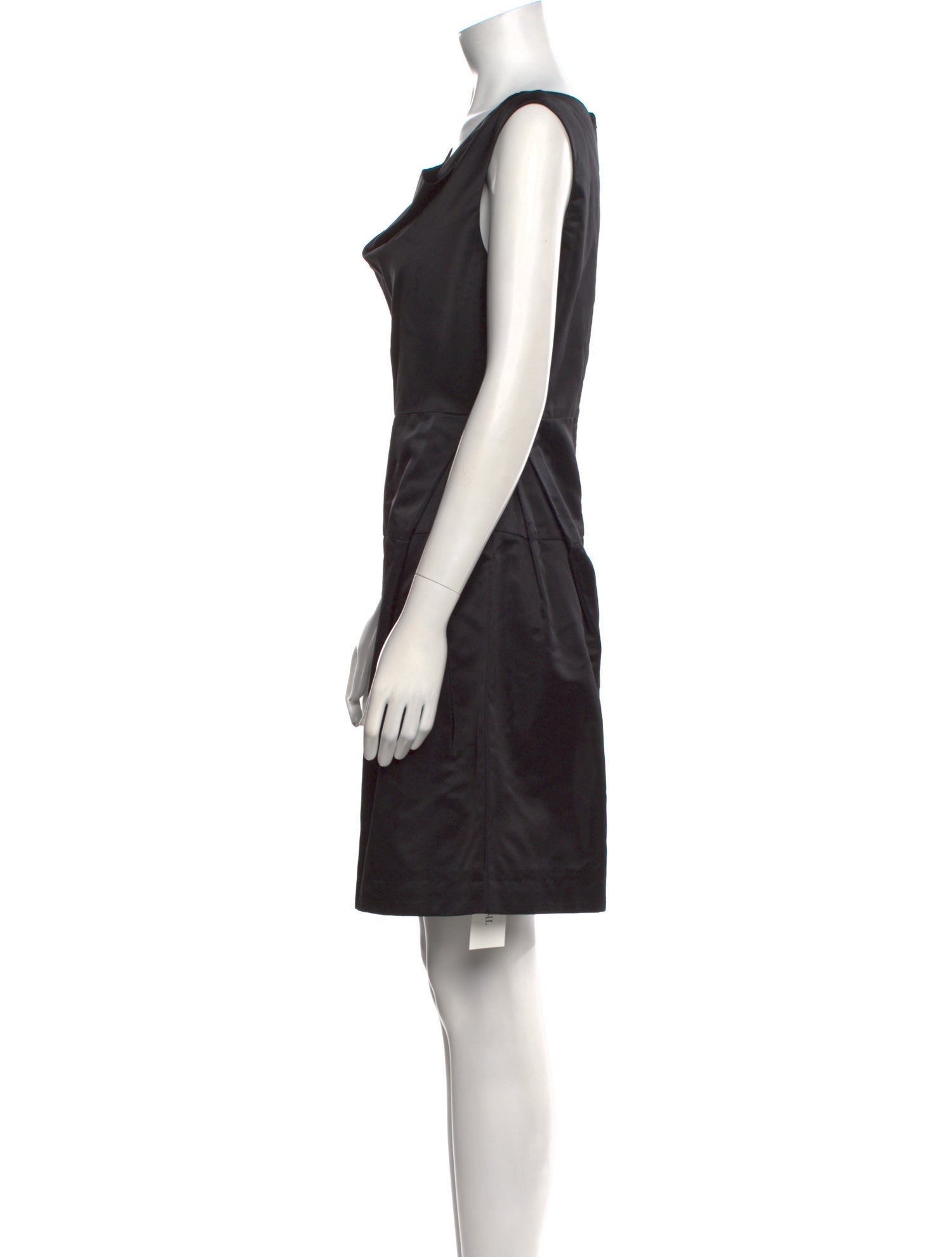 Gary Graham Cowl Neck Mini Dress
