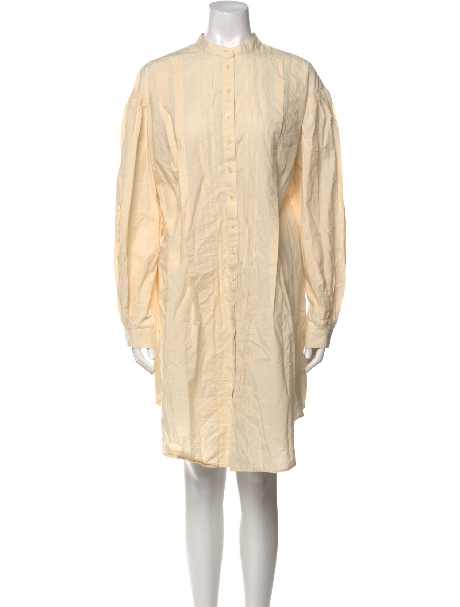 Gary Graham Mock Neck Knee-Length Dress