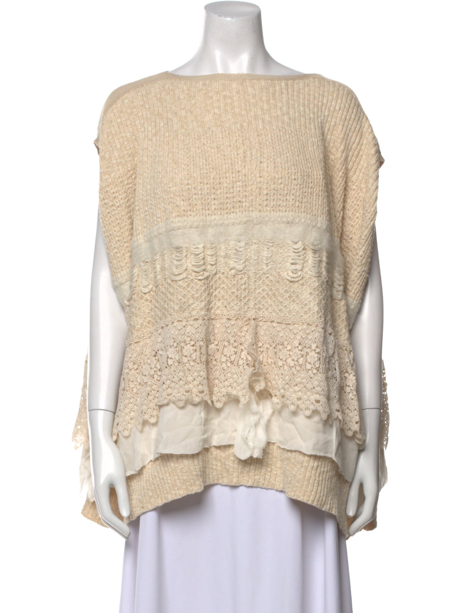 Gary Graham Striped Bateau Neckline Sweater