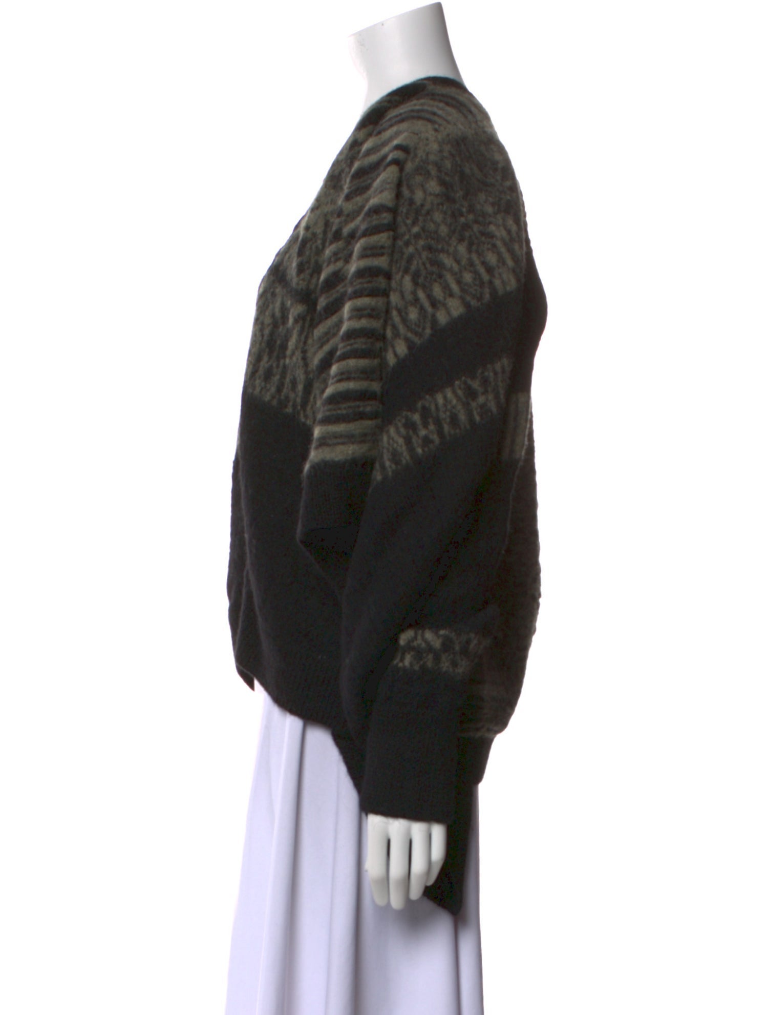 Gary Graham Alpaca Printed Sweater