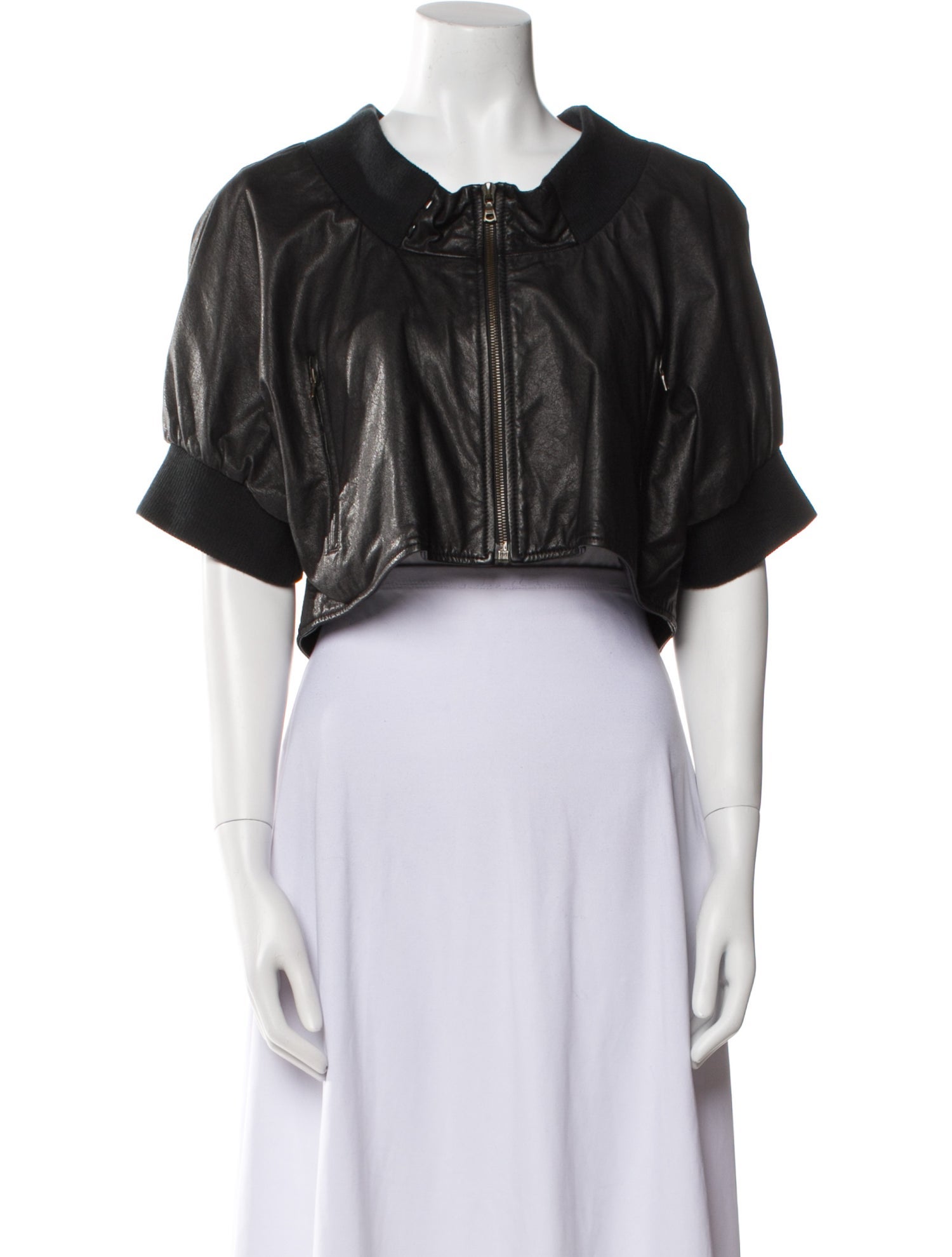 Gary Graham Leather Bolero