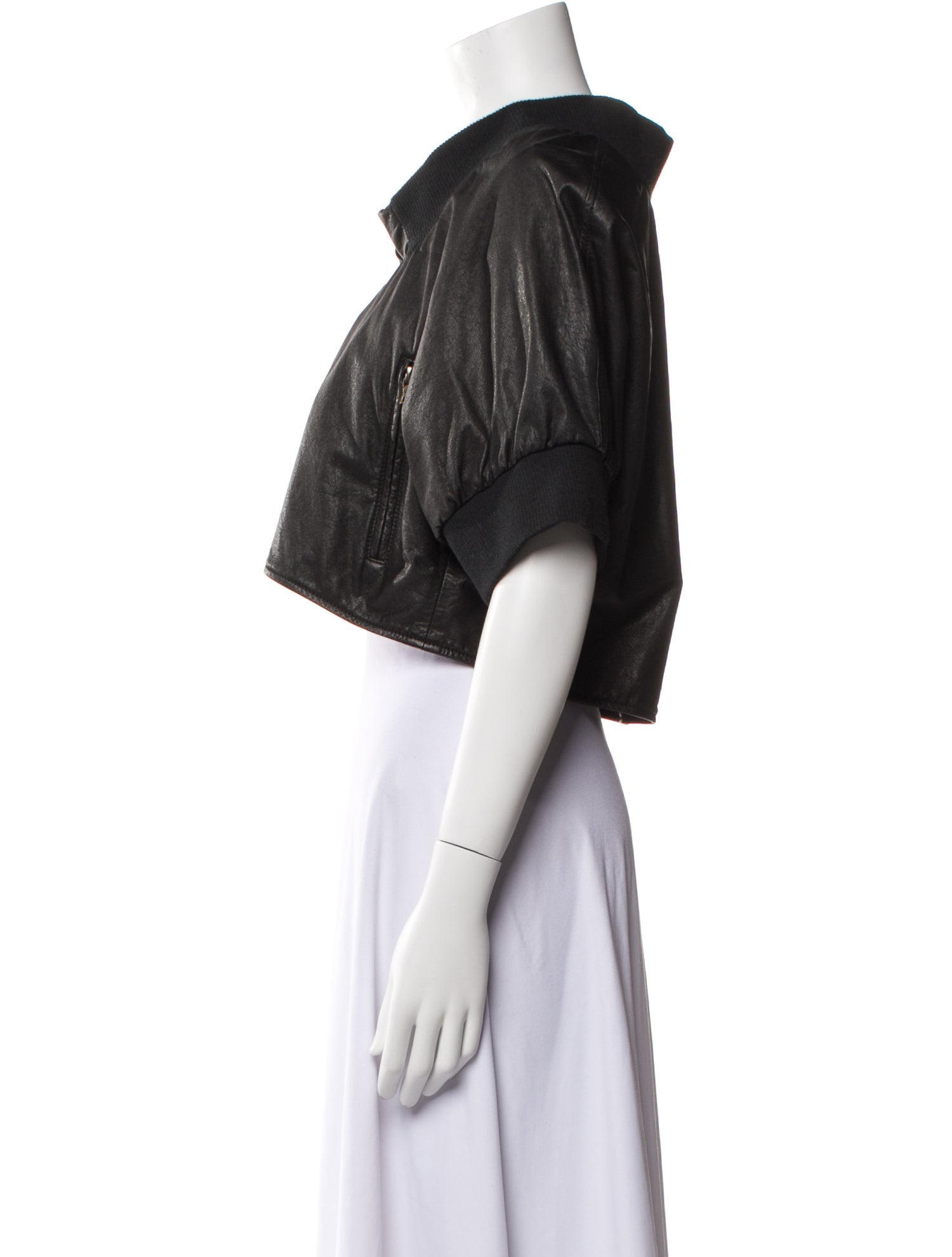 Gary Graham Leather Bolero