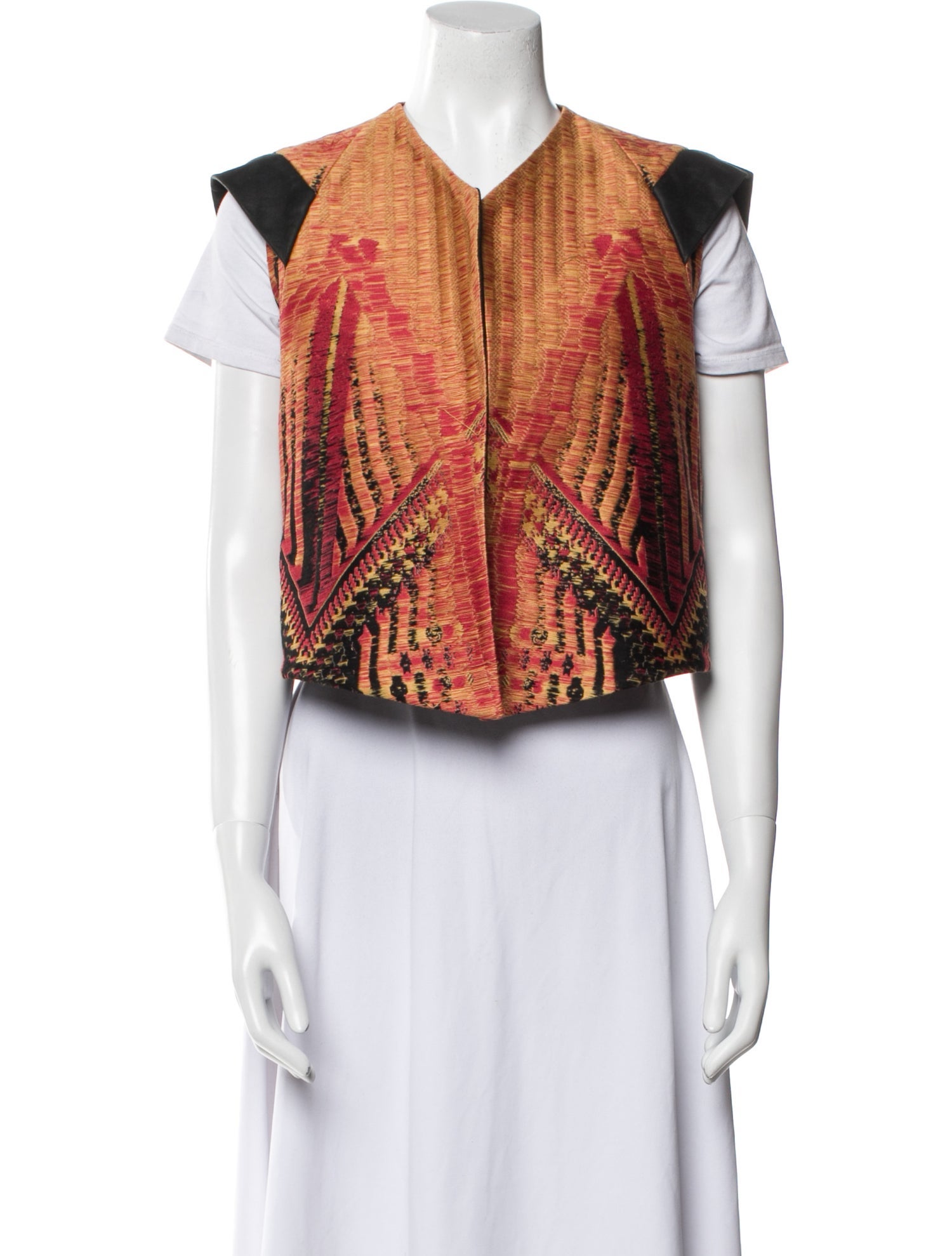 Gary Graham Silk Printed Vest