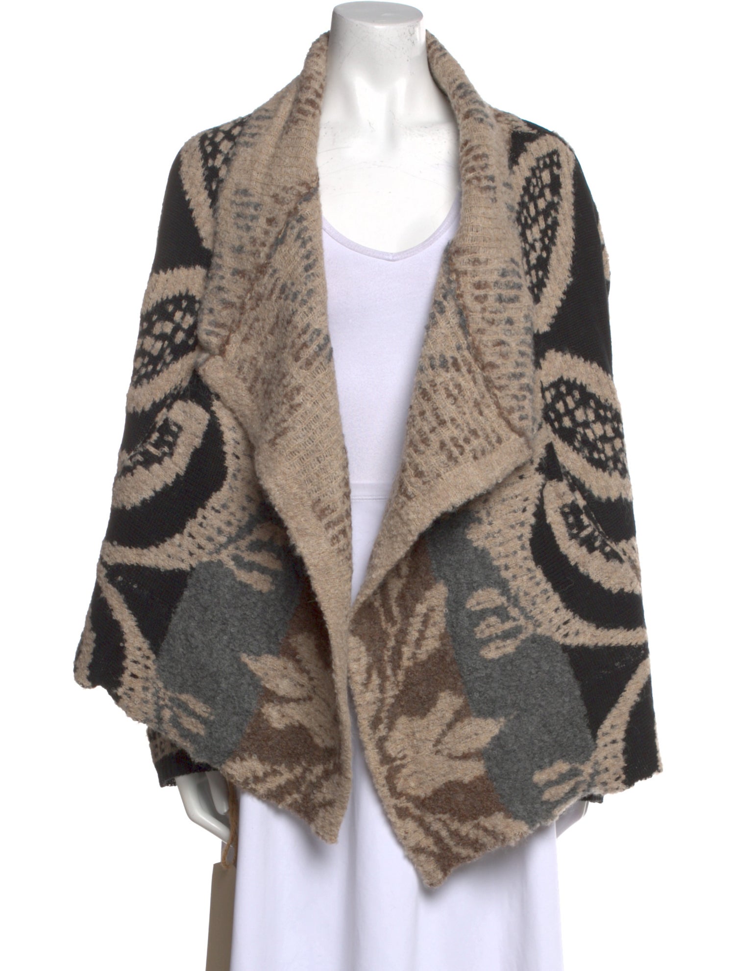 Gary Graham Alpaca Printed Sweater