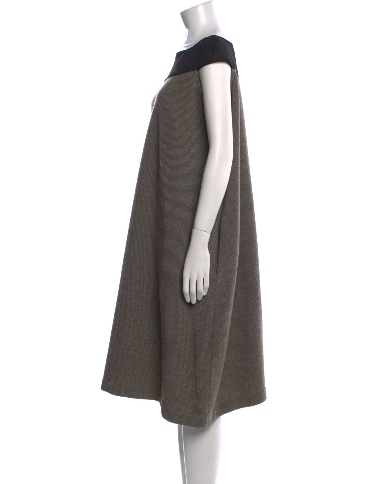 Gary Graham Wool Midi Length Dress