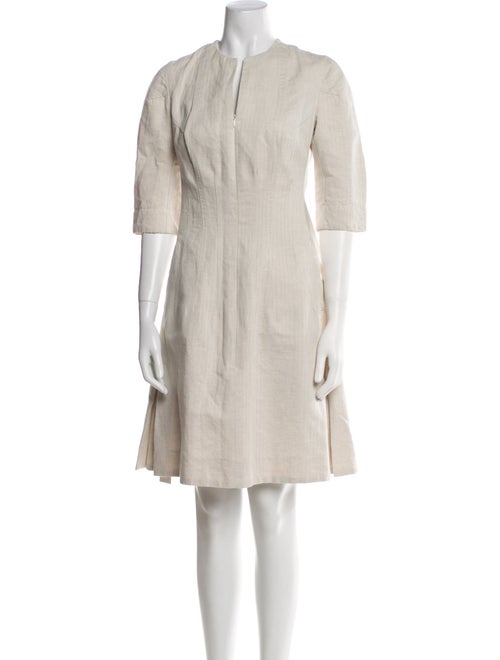 Gary Graham Crew Neck Knee-Length Dress