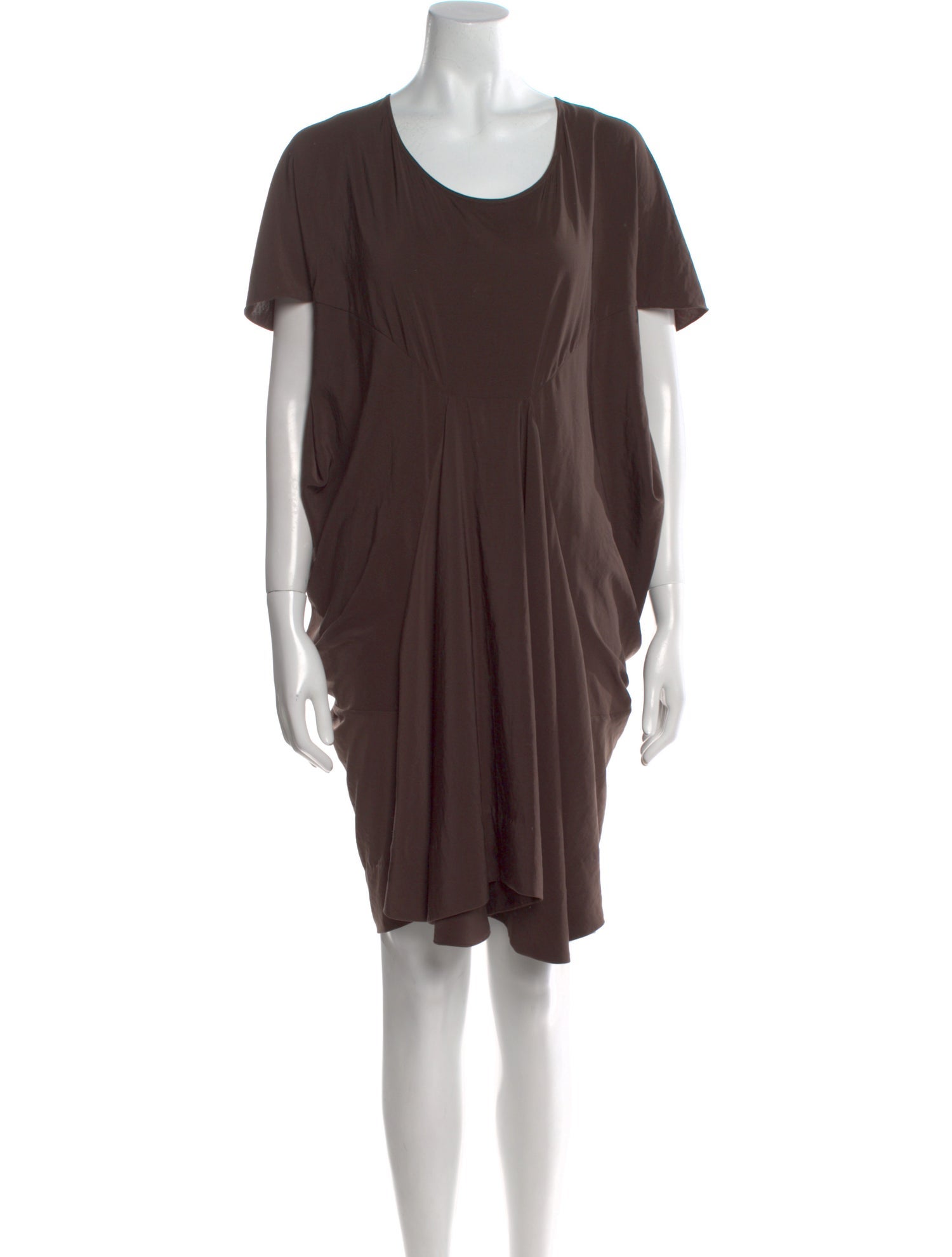 Gary Graham Scoop Neck Knee-Length Dress