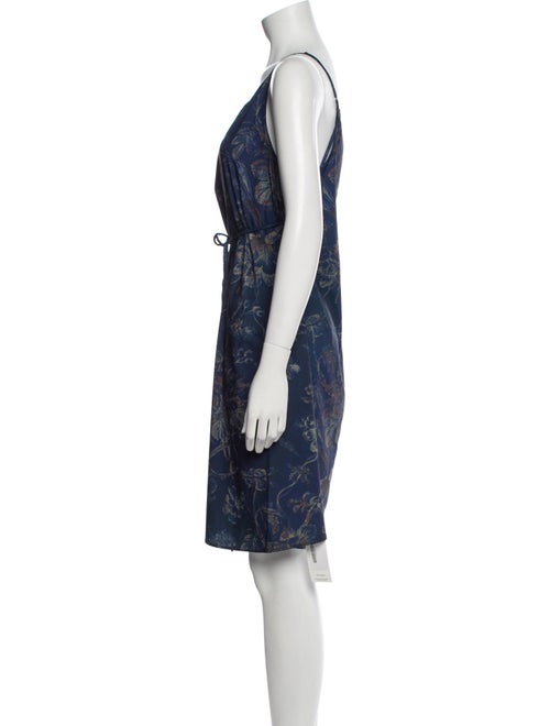 Gary Graham Floral Print Knee-Length Dress
