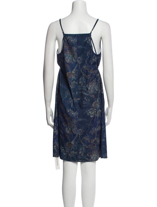 Gary Graham Floral Print Knee-Length Dress