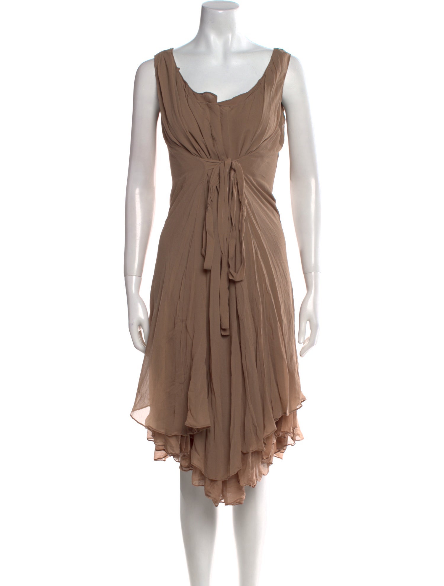 Gary Graham Silk Midi Length Dress