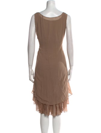 Gary Graham Silk Midi Length Dress