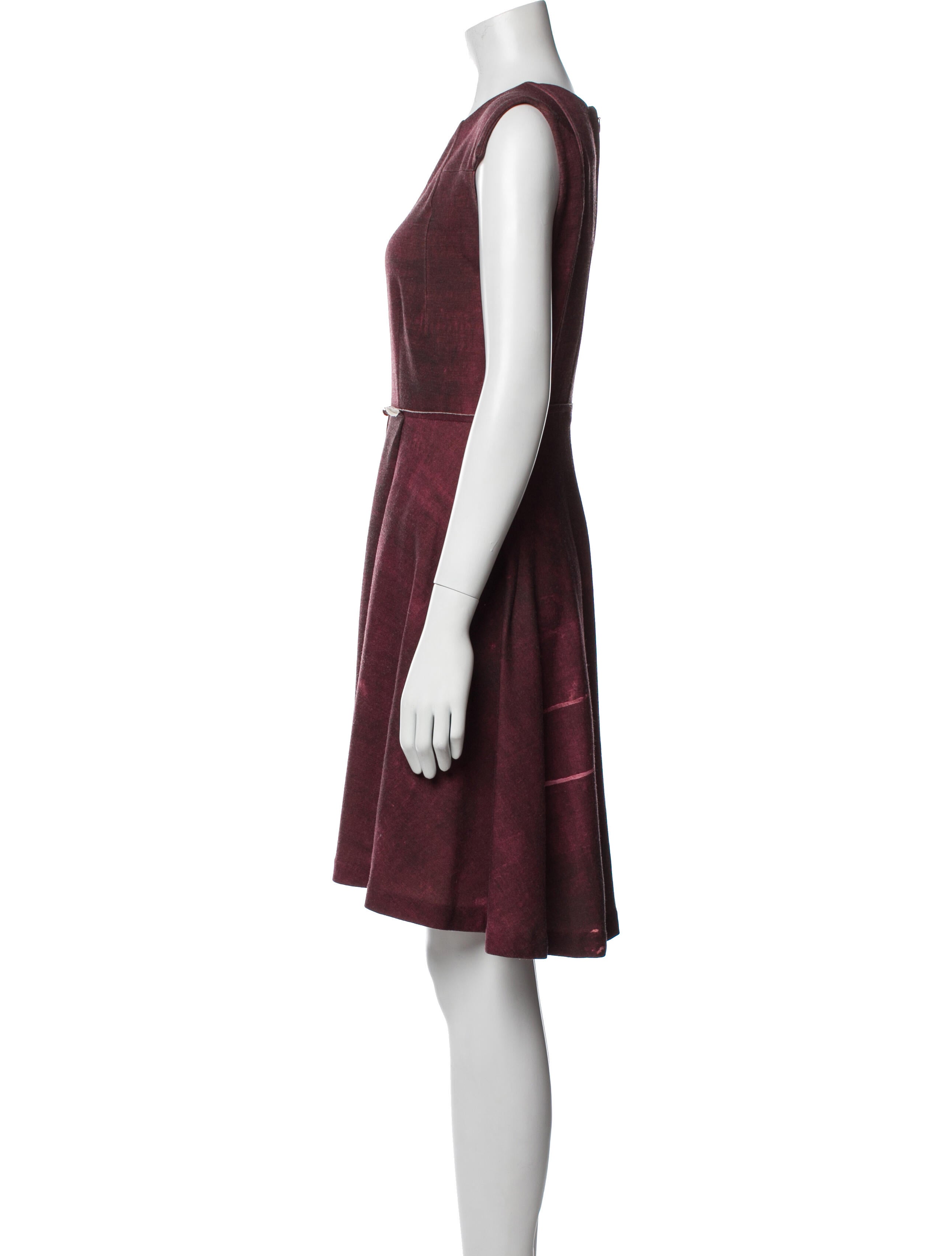 Gary Graham Wool Knee-Length Dress