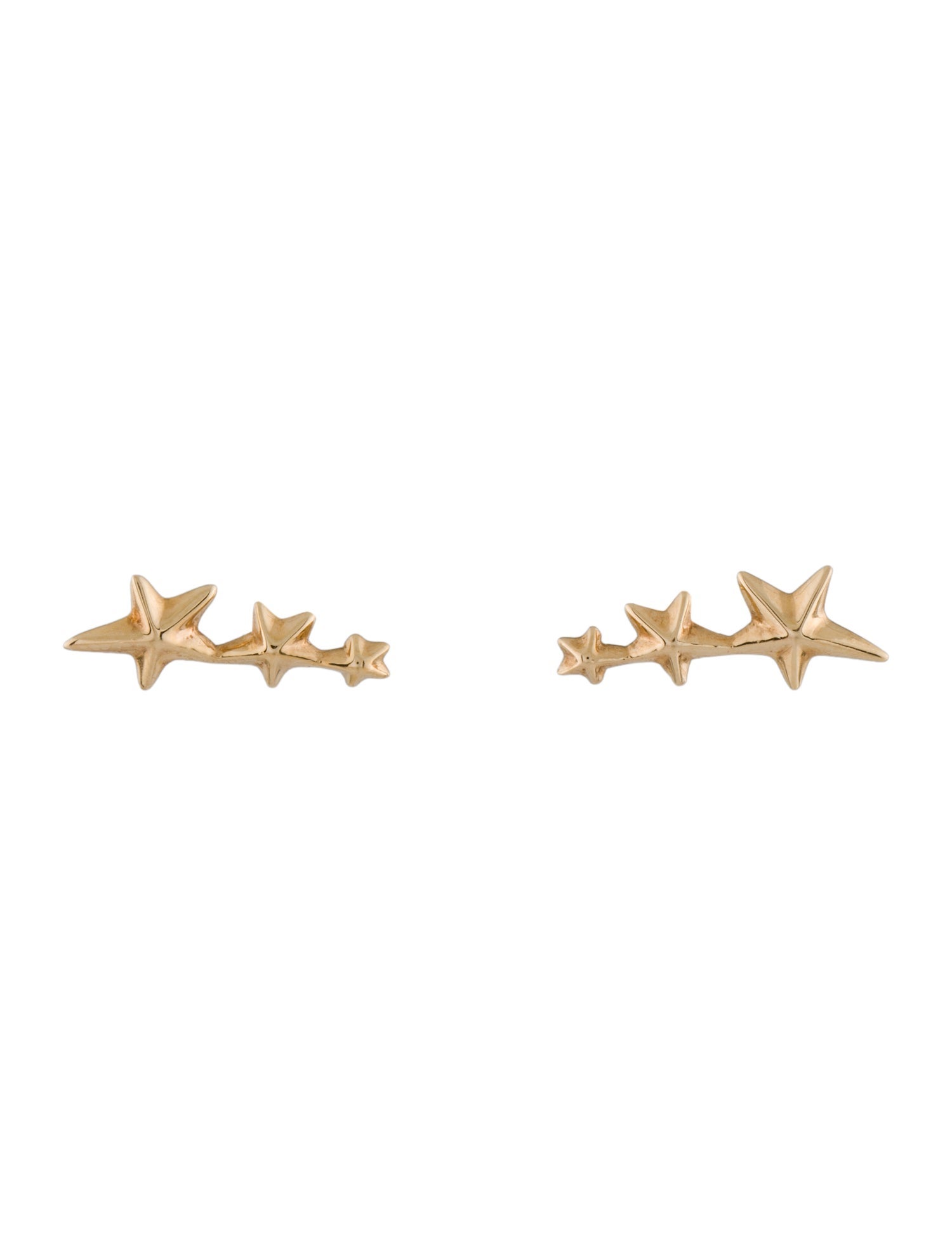 Gabriela Artigas 14K Triple Shooting Star Stud Earrings