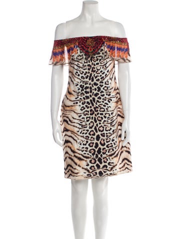 gai mattiolo Dresses Animal Print Mini Dress L