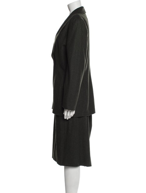 gai mattiolo Wool Striped Skirt Suit