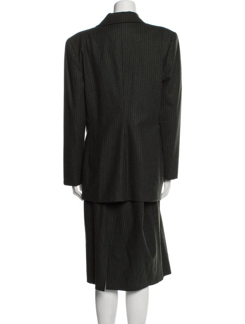 gai mattiolo Wool Striped Skirt Suit