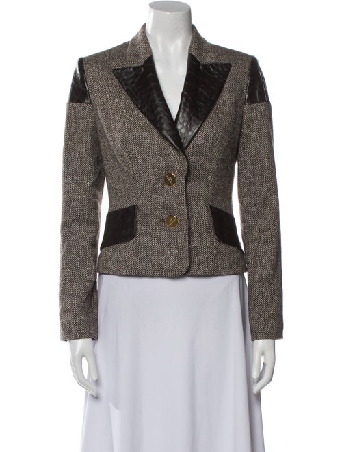 gai mattiolo Lambswool Printed Blazer