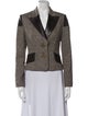 gai mattiolo Lambswool Printed Blazer