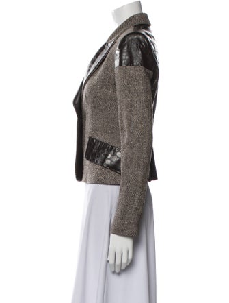 gai mattiolo Lambswool Printed Blazer