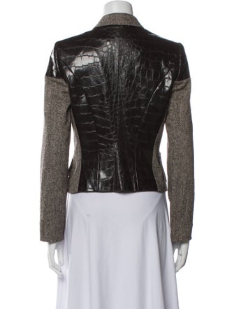 gai mattiolo Lambswool Printed Blazer