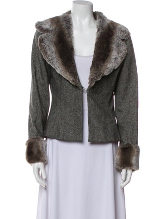 gai mattiolo Wool Faux Fur Jacket