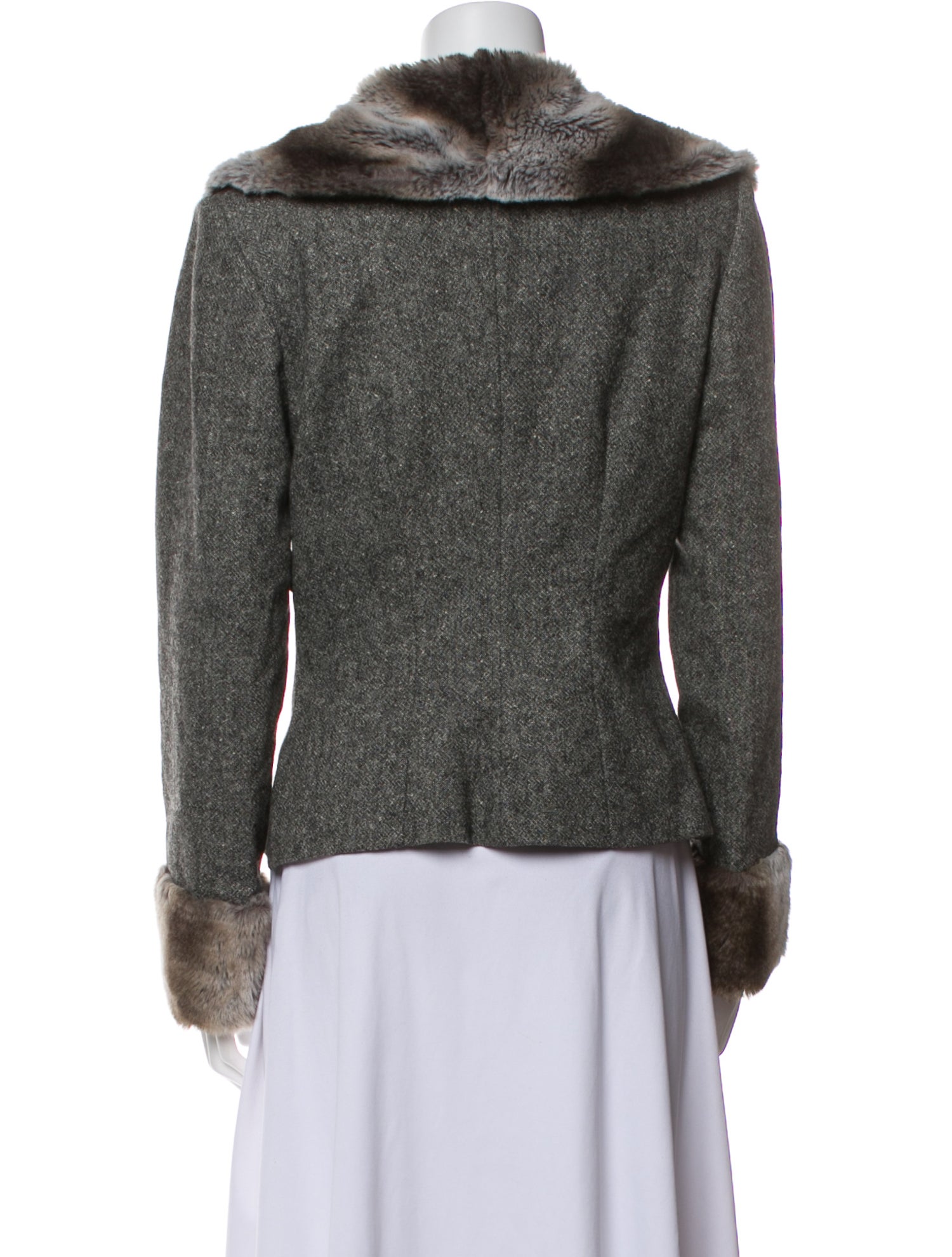 gai mattiolo Wool Faux Fur Jacket