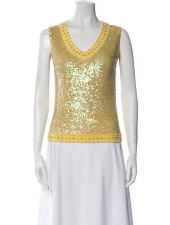 gai mattiolo Scoop Neck Sleeveless Top