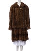 Garber Furs Mink Printed Fur Coat