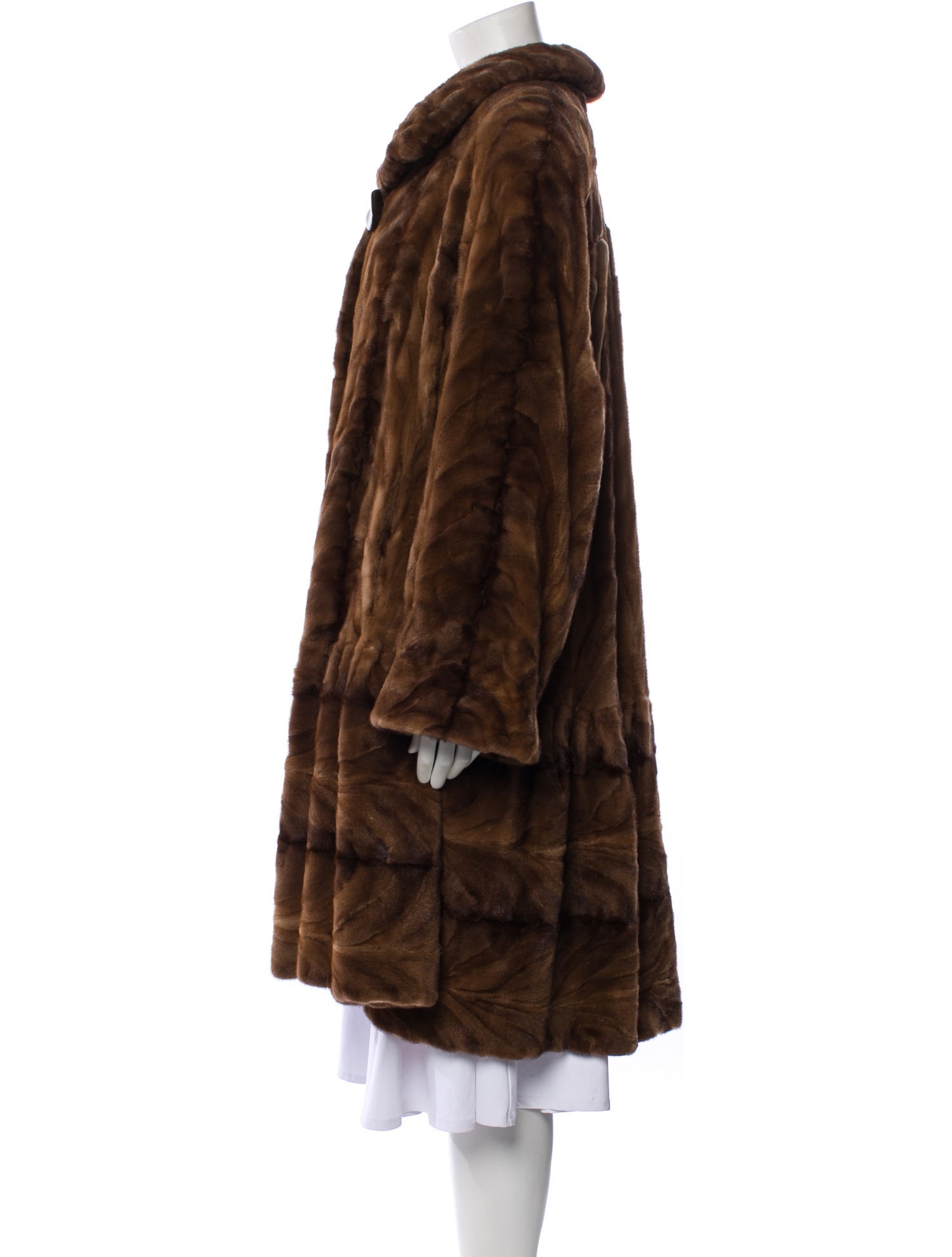 Garber Furs Mink Printed Fur Coat
