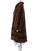 Garber Furs Mink Printed Fur Coat