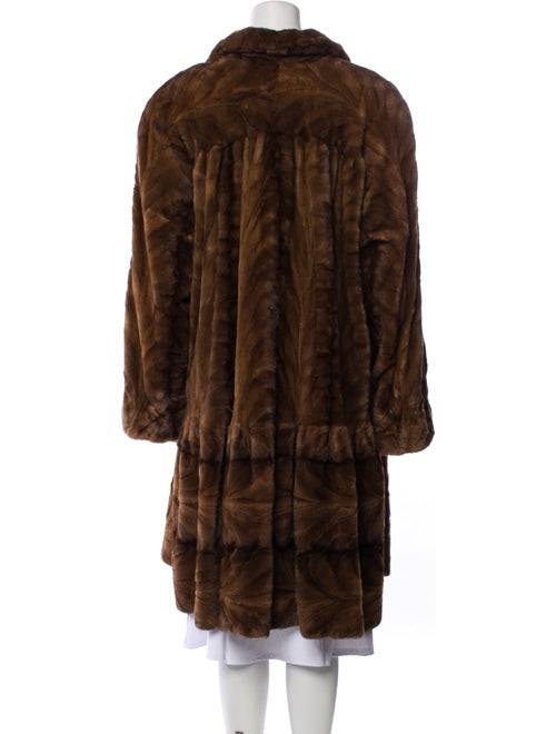 Garber Furs Mink Printed Fur Coat