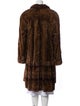 Garber Furs Mink Printed Fur Coat