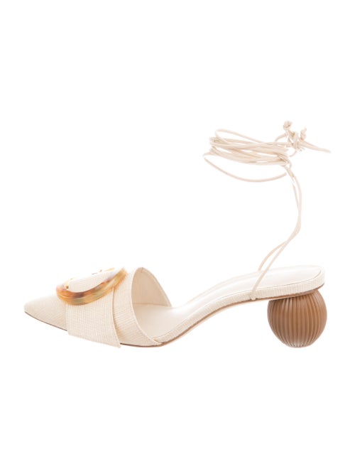 Cult Gaia Raffia Pumps